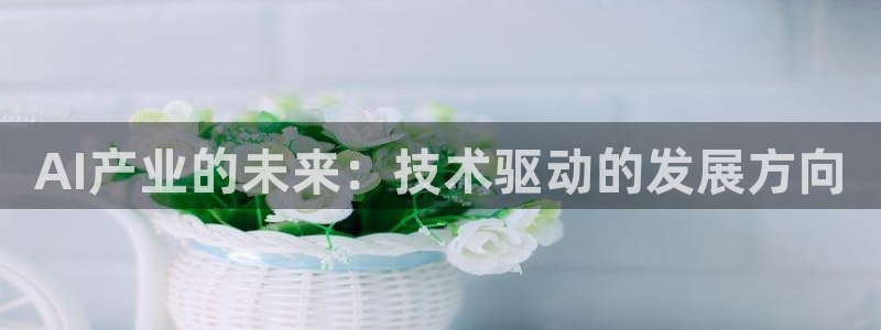 AI产业的未来：技术驱动的发展方向