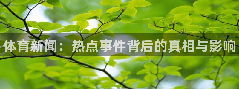 体育新闻：热点事件背后的真相与影响