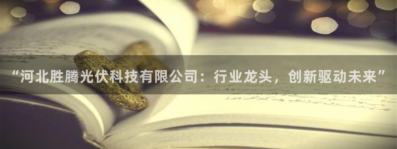 “河北胜腾光伏科技有限公司：行业龙头，创新驱动未来”